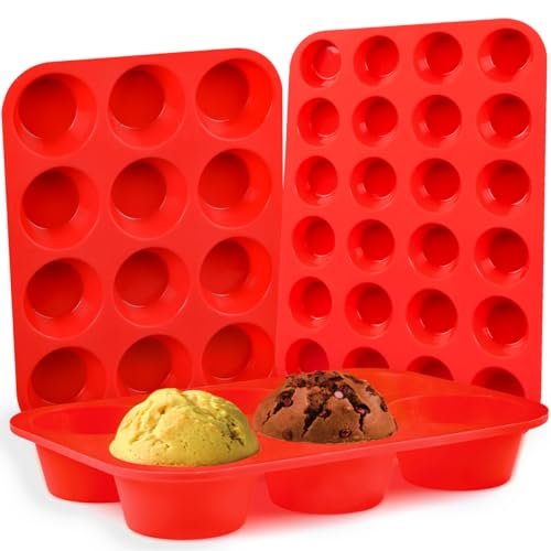 CAKETIME Silicone Muffin Pan Set