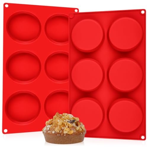 CAKETIME Muffin Top Pan, Silicone