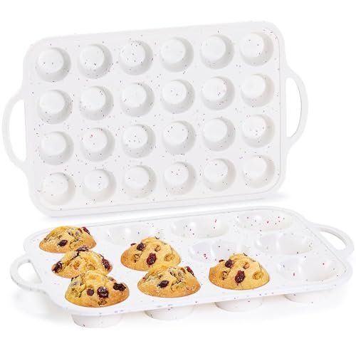CAKETIME Silicone Muffin Pans for